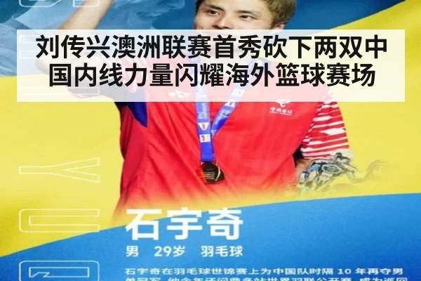 刘传兴澳洲联赛首秀砍下两双中国内线力量闪耀海外篮球赛场